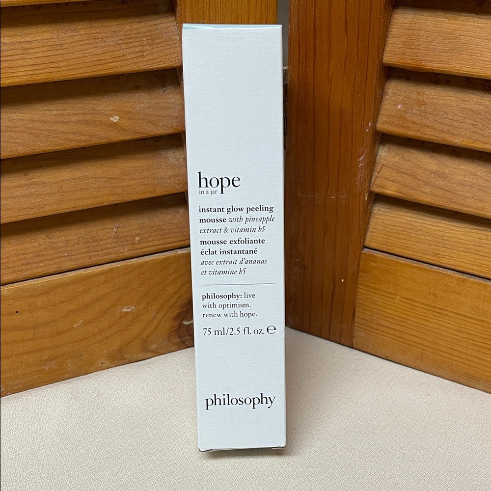 Philosophy Hope in a Jar Instant Glow Peeling Mousse - Cream